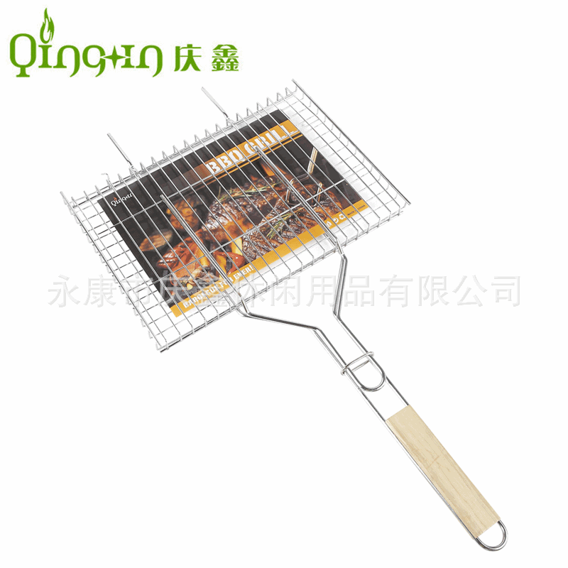 Fabricantes SUMINISTRO DE ACERO INOXIDABLE barbacoa red barbacoa pescado clip de barbacoa portátil pequeño clip de carne image 1