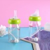 Feeding bottle, children's silica gel pacifier, wide neck