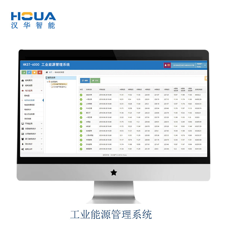 工业能耗管理系统 企业能源管理系统 企事业能源管理【汉华智能】