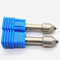 Diamond PCD four-blade stone carving knife Marble granite bluestone tombstone size lettering CNC cutter