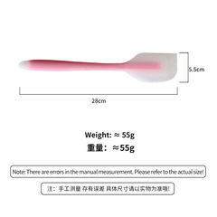 Large Silicone Spatula, Factory Silicone Scraper, Semi-Transparent Silicone Cream Spatula, Household Baking Silicone Scraper, Wholesale