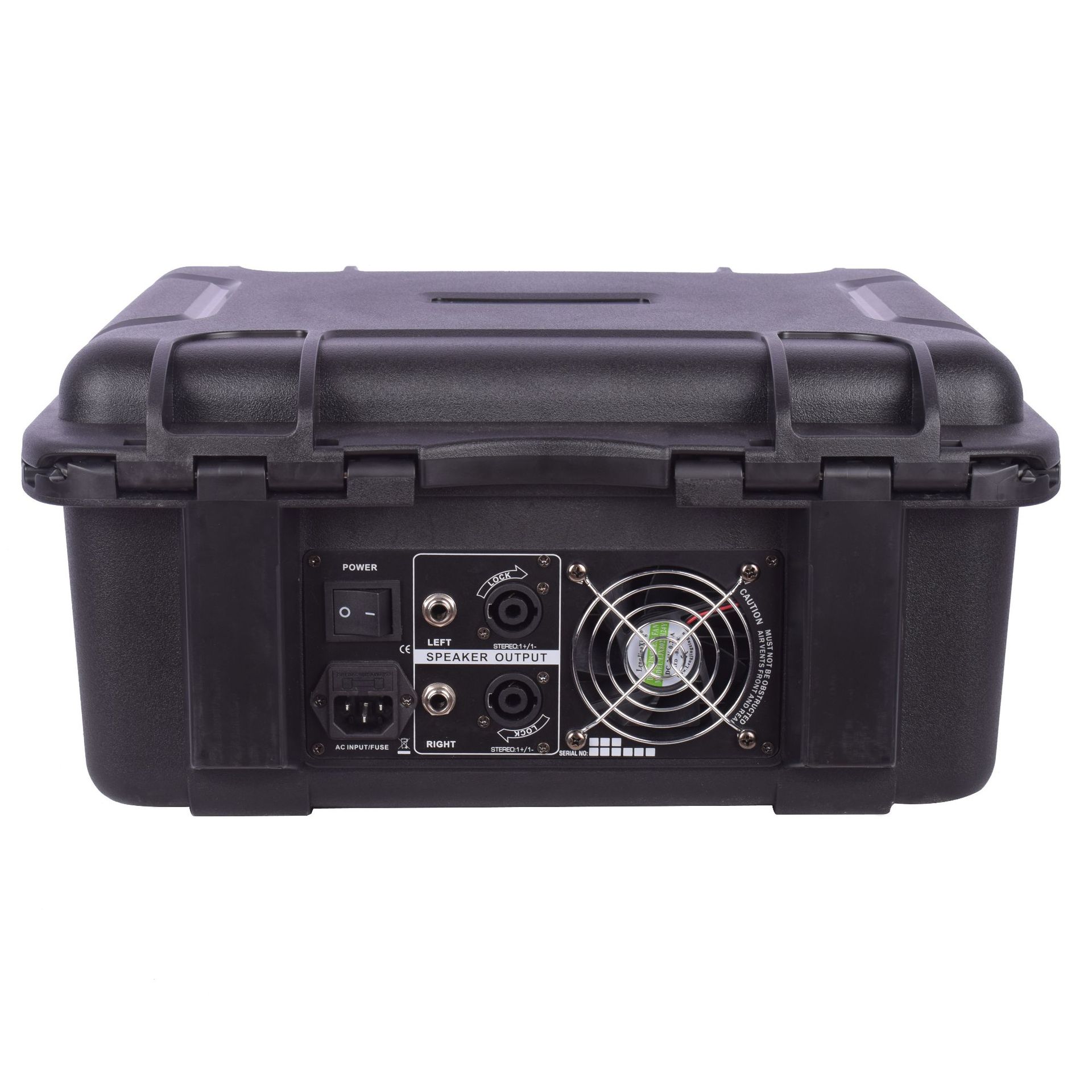 Mezclador portátil transfronterizo con amplificador, mezclador de 8 canales tipo maleta para presentaciones al aire libre.