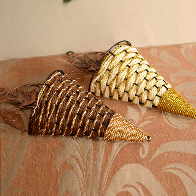 Настенная корзина для цветов из ротанга из кованого железа в европейском стиле, ручная работа, корзина для искусственных цветов, оптовая продажа