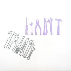 Scrapbooking DIY cutting die set, carbon steel, floral die template repair tool set