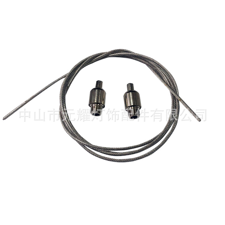 钢丝绳配件 面板灯饰吊绳灯具钢丝绳配件吊线锁线器 卡线器