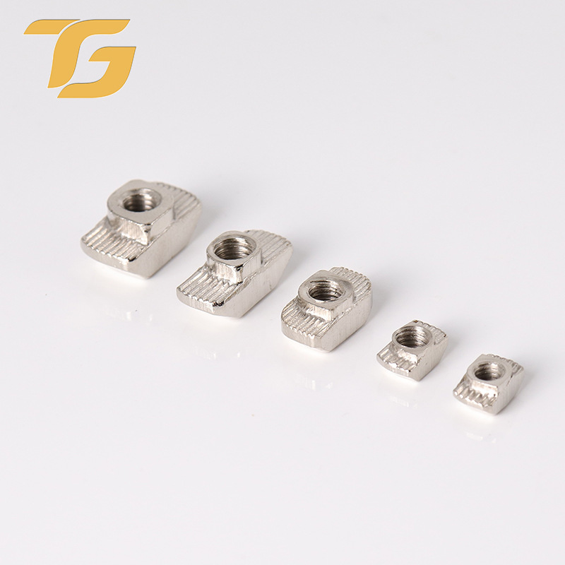 【T型螺母】加工欧标T型锤头螺母生产批发多种规格T型铝型材螺母