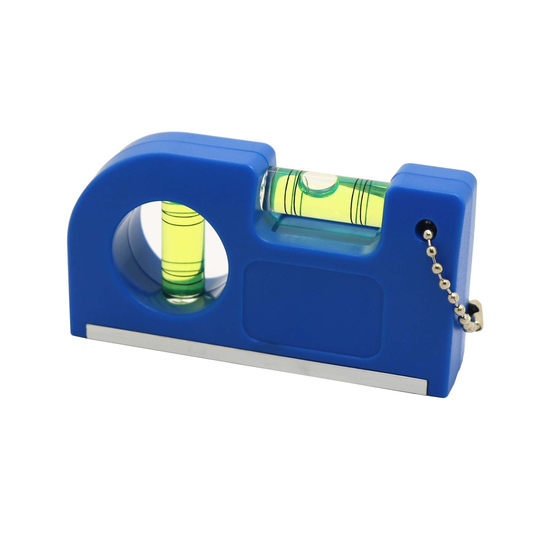 Foreign trade direct supply mini plastic horizontal foot hanging chain waist torpedo levels, convenient strong magnetic aluminum alloy model