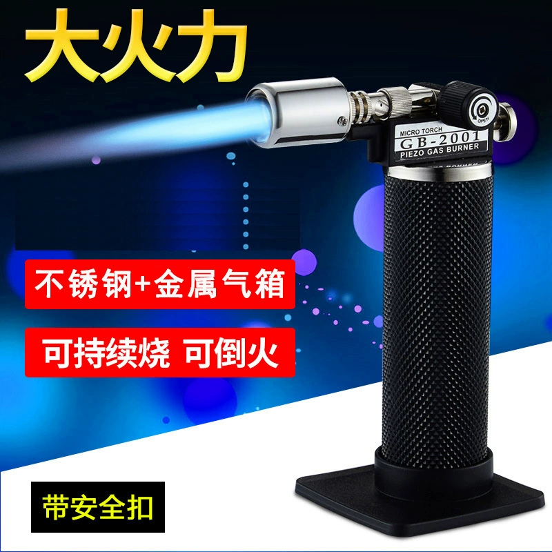 GB-2001 пожарный пистолет зажигалка портативная надувная газовая горелка пистолет для сварки сварка выпечки 033