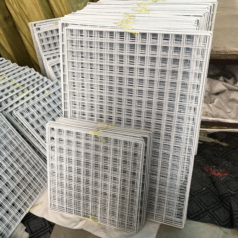 网片铁网片白色铁网格钢丝网格片网片铁网铁丝网格车间隔离网片