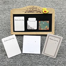 耳环卡片现货新款耳钉纸卡韩版耳链pvc卡纸logo