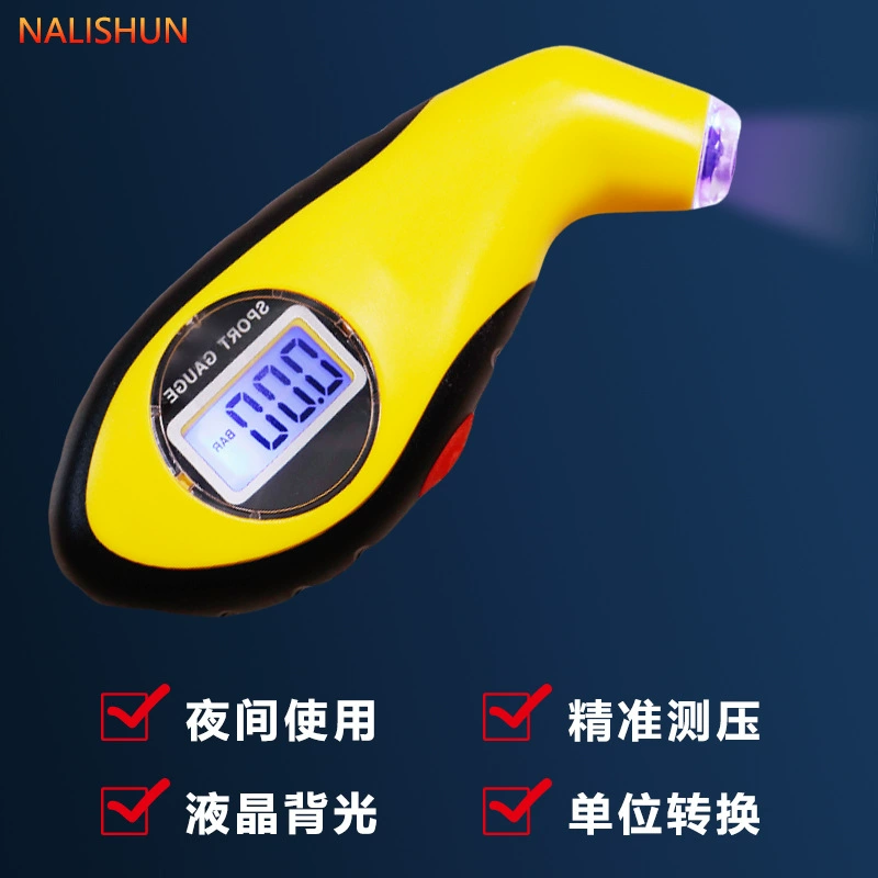 Автомобильный манометр в шинах манометр цифровой дисплей электронный манометр в шинах манометр контроль Манометр высокая точность