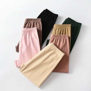 Зимние двусторонние бархатные удерживающие тепло леггинсы, приталенные цветные штаны, 2022