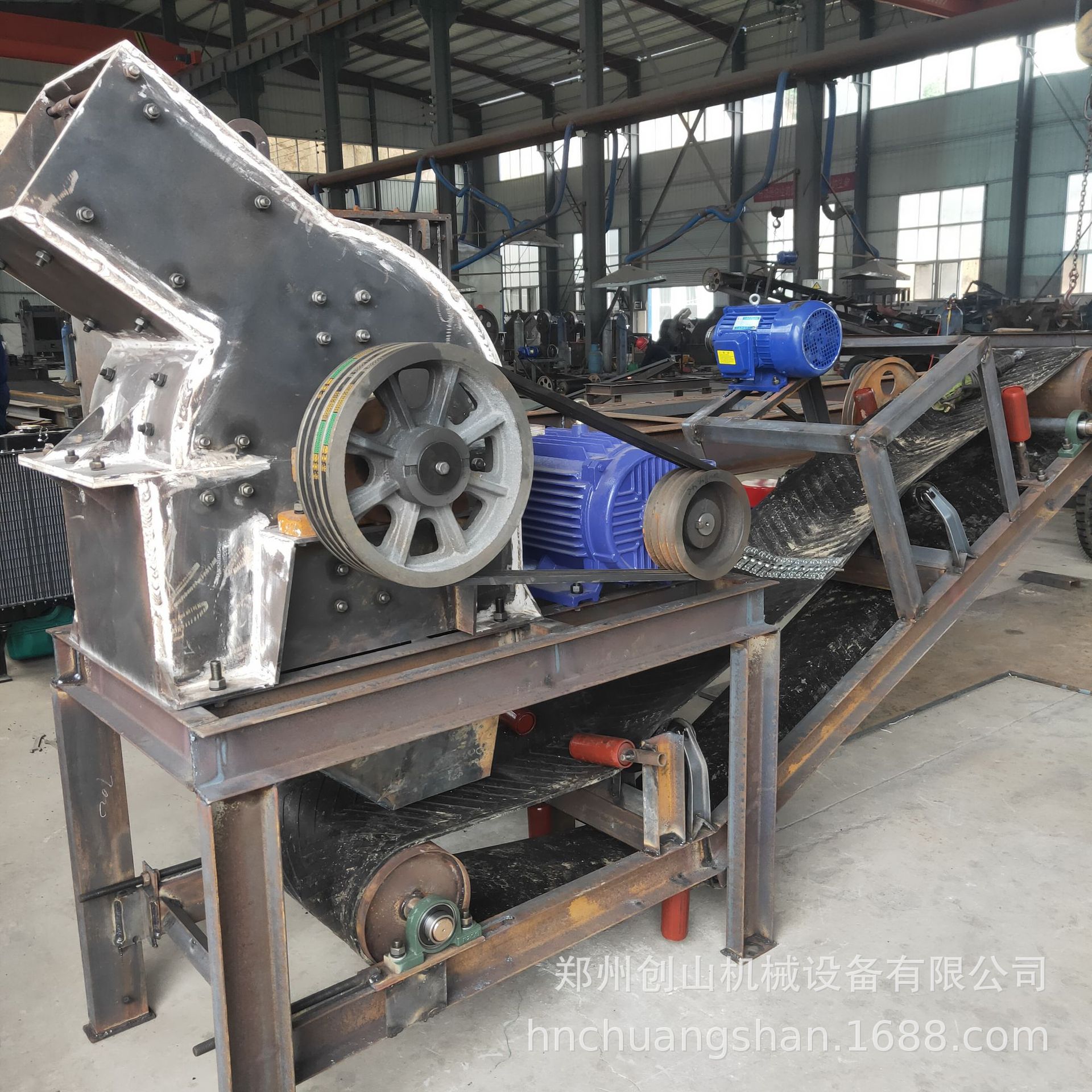 现货供应锤破机 锤式粉碎机 锤式破碎机锤头中型碎砂机甩锤粉碎机