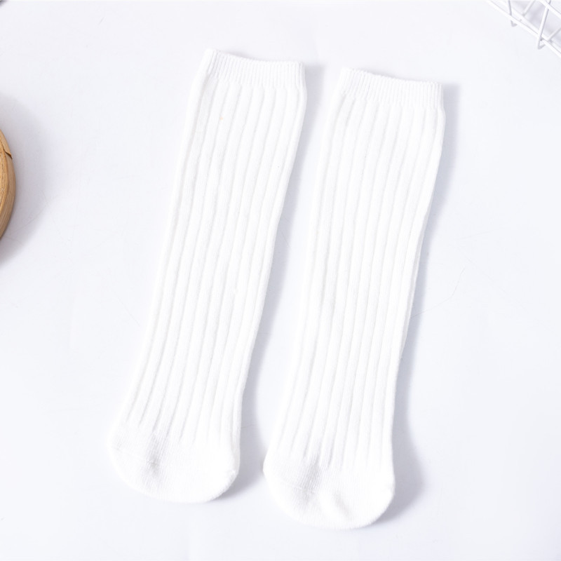 Calcetines de pila para NIÑOS Calcetines rectos sin tacón doble aguja a rayas a media pantorrilla niños grandes color brillante color sólido todo fósforo calcetines para padres e hijos