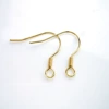 Golden with spring ear hook/piece
