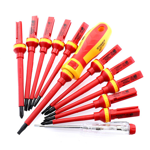 13-piece insulated screwdriver set 1000V cross-shaped screwdriver multifunctional electrician tool