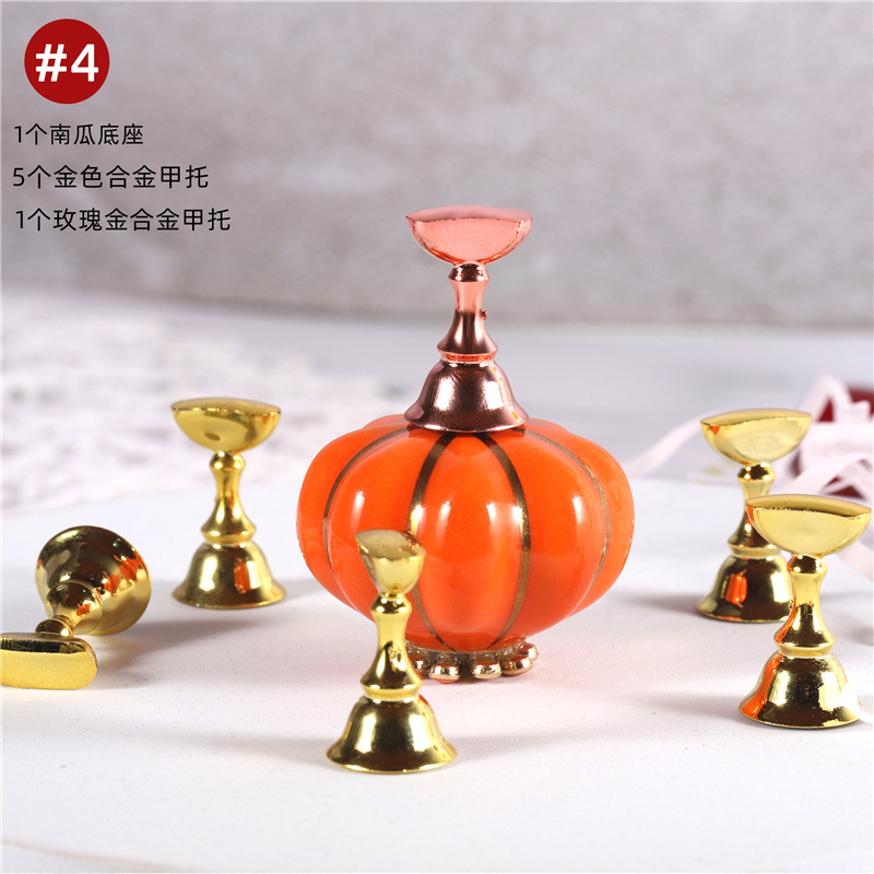 Nuevas herramientas de uñas de cerámica pieza de uñas de calabaza práctica de uñas japonesa pieza de uñas titular de uñas soporte de exhibición de trabajo de uñas