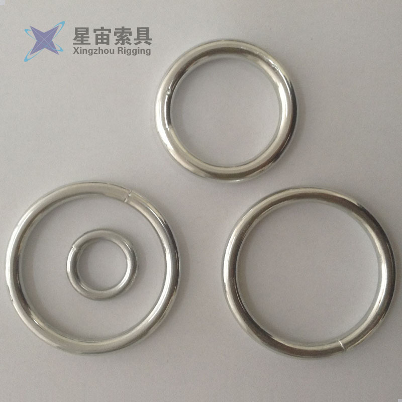 厂家直供铁制/不锈钢304/316 圆环 D型环 三角环五金索具