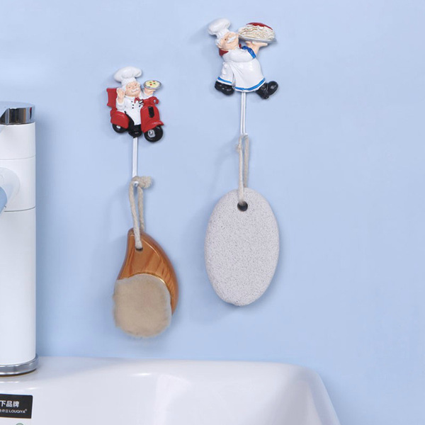 Cartoon resin chef hook paste