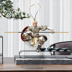 Fighting and Victory Buddha Ornaments Living Room Entrance Wine Cabinet Home Accessories Office Ornaments Sun Wukong Housewarming Opening Gift