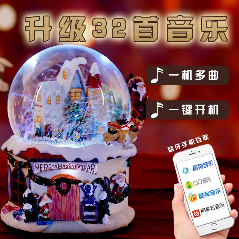 Electric automatic children's music box, 32, bluetooth, Birthday gift