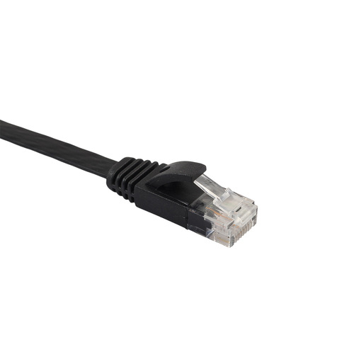 Amazon eBay Wish 0.5m—15m black Cat6 flat RJ45 network cable
