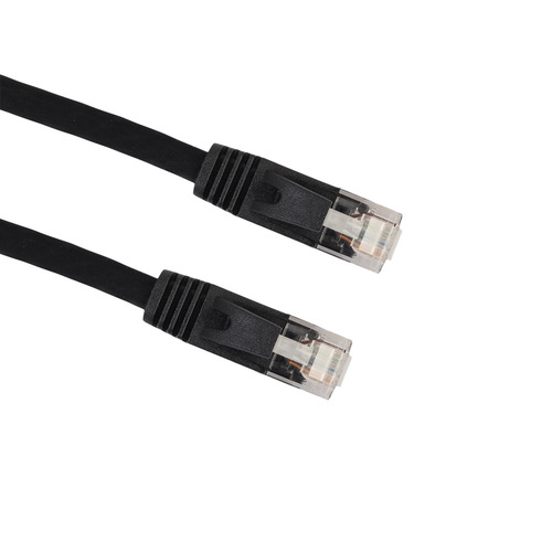 Amazon eBay Wish 0.5m—15m black Cat6 flat RJ45 network cable
