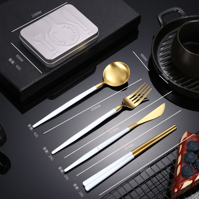 화이트 골드 4 종 세트