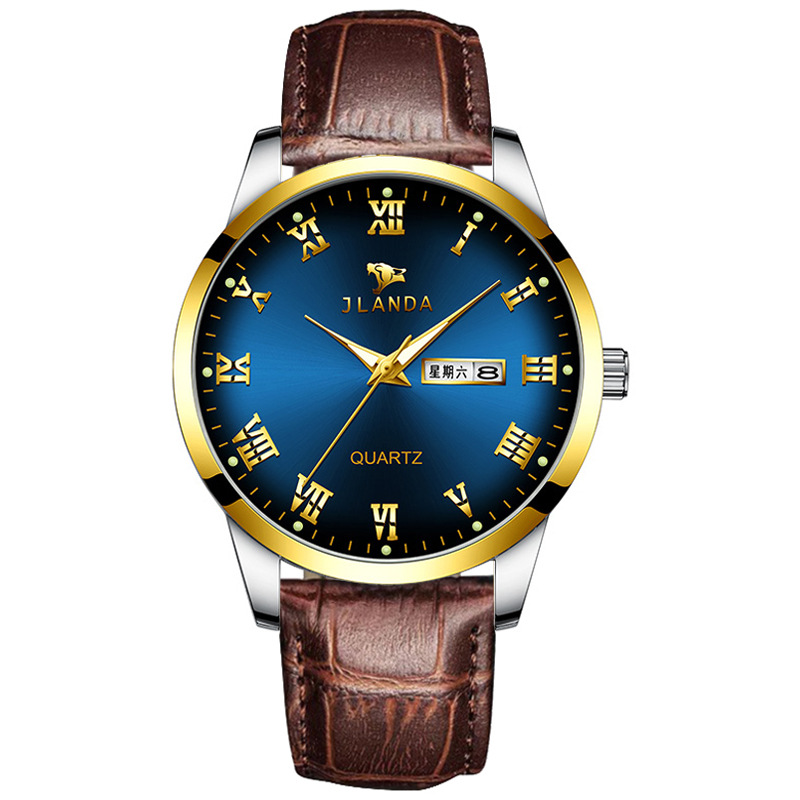 브라운 스킨 골든 익스플로시브 블루 수컷 J6707G-P