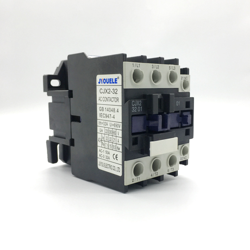 交流接触器CJX2-3201标准线铜芯银点材质 AC电压可选380V吸合顺畅