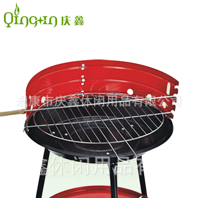 FUENTE de fábrica Estufa de hierro al aire libre hogar camping fiesta barbacoa estufa ronda barbacoa parrilla