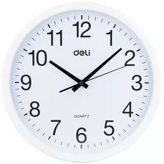 Deli/Deli 9006/9005/9007 Reloj de pared decorativo cuadrado redondo digital disponible en la oficina simple y de moda image 9