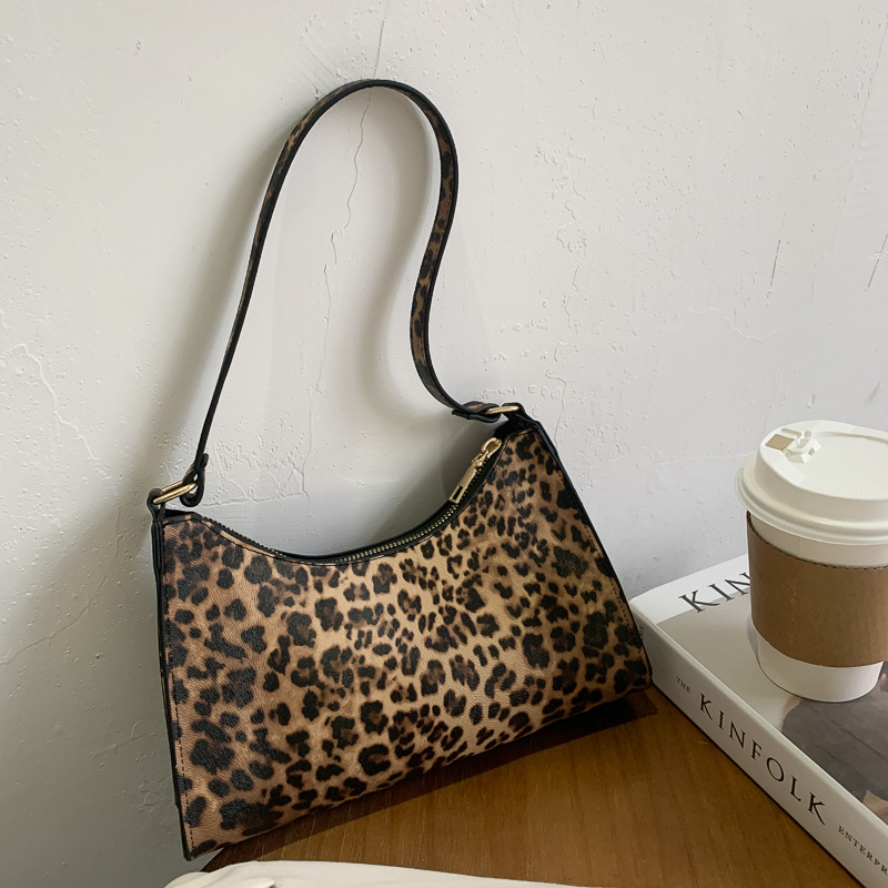 Bolso mujer leopardo axila rayas impreso nicho​ image 8