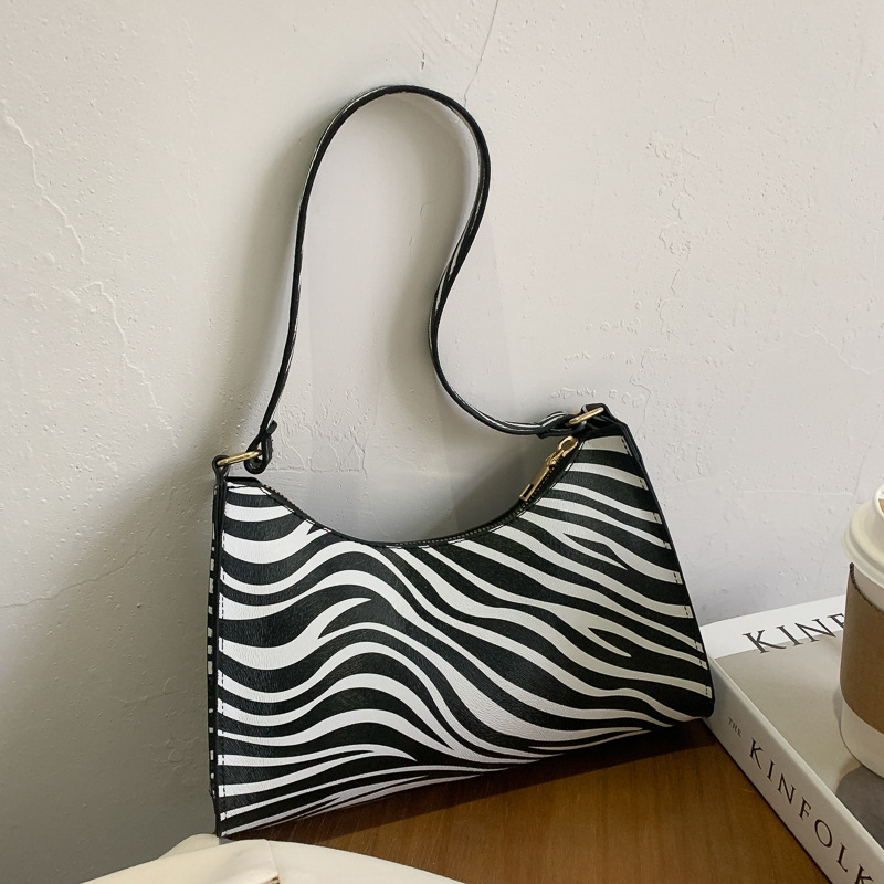Bolso mujer leopardo axila rayas impreso nicho​ image 9