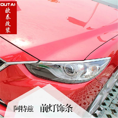 Light frame headlight eyebrow headlight