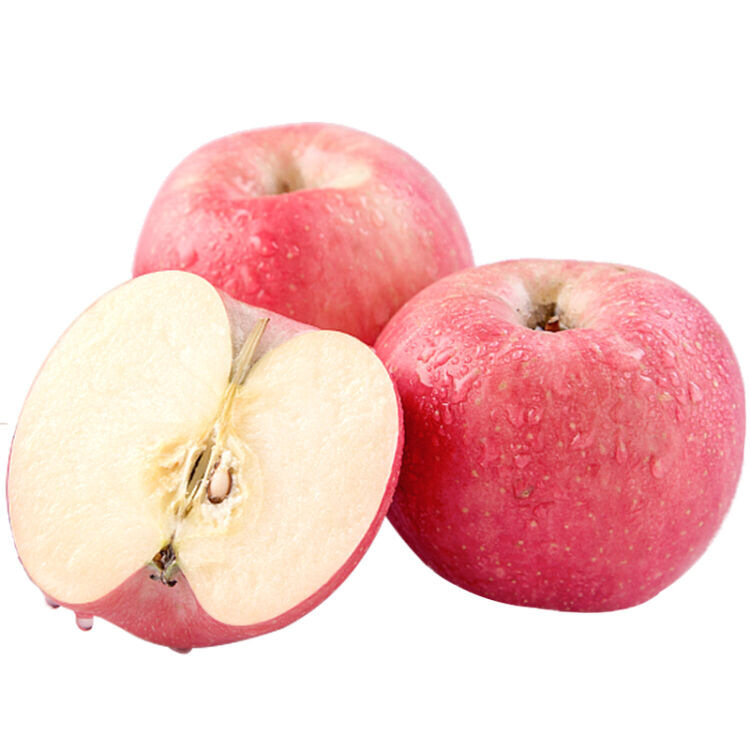 [First Harvest New Fruit] Shaanxi Red Fuji Apples with Rock Candy Heart, Fresh Seasonal Fruit for Pregnant Women, Wholesale by the Box