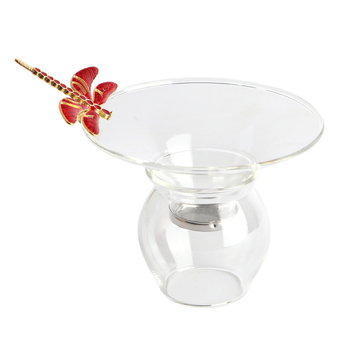 Manufacturer wholesale tea set accessories glass tea filter creative personalized tea stainless steel tea drain Kung Fu tea set tea drain
