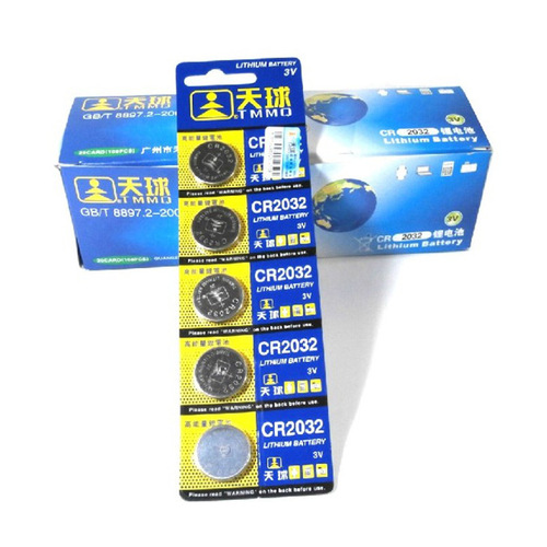 Foreign trade Tianqiu button battery 2032 lithium battery 3V2025 motherboard set-top box remote control electronic scale key