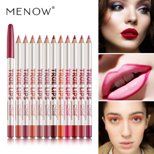 Menow Meano Lip Line Pen P14002 12 Цветная ручка Red Pen Beauty Makeup Makeup