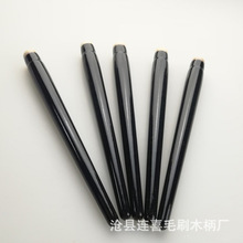 厂家批发双头光亮木柄 化妆刷木柄 化妆刷木手柄画笔毛笔柄