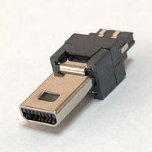 mini 8p针连接器插头迷你USB 8pin端子mini8Pin铜壳短体数码公头