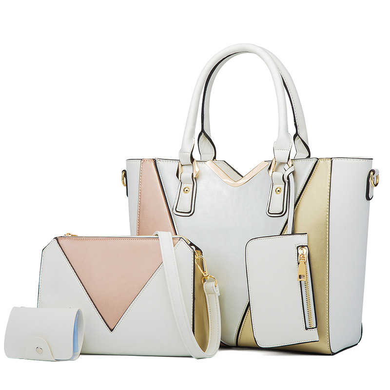 Bolso de mujer 2026, nueva moda, bandolera sencilla, juego de cuatro bolsos madre-hija, bolso madre-hija, bolso tote de mujer, bolso de hombro individual. image 6