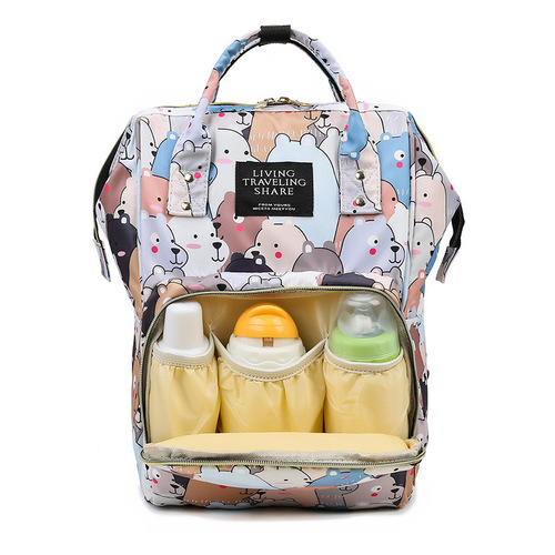 Mommy bag  new multi-functional large-capacity mommy backpack fashionable lightweight nylon mother and baby backpack