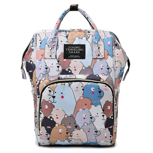 Mommy bag  new multi-functional large-capacity mommy backpack fashionable lightweight nylon mother and baby backpack