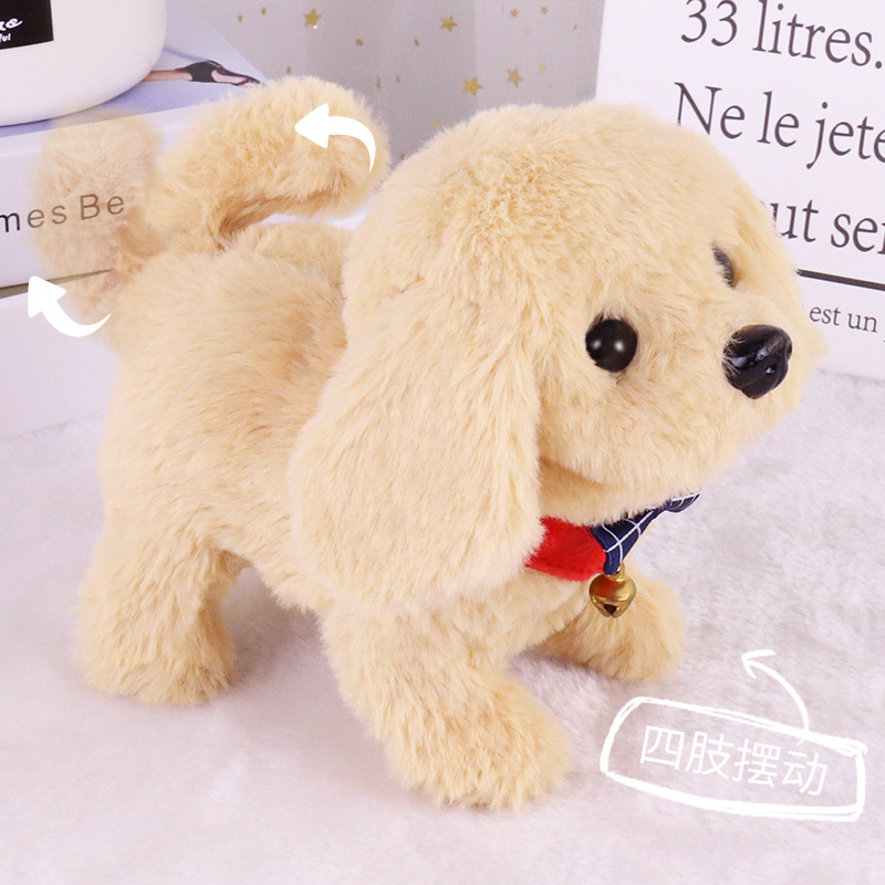 Children's toy dog walking can call baby electric plush pet can sound boys and girls pet dog