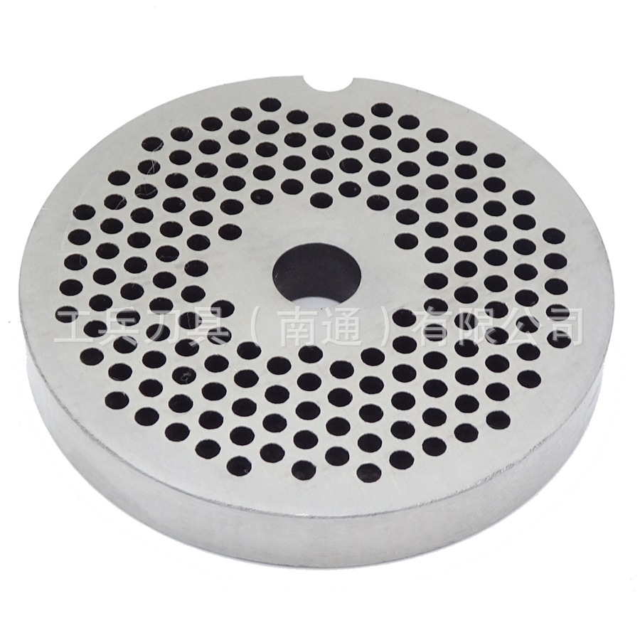 12圆刀孔板筛篦子出肉板不锈钢绞肉机平盘张兵刀片