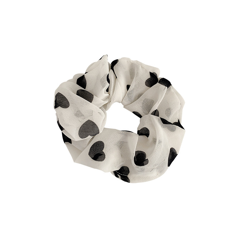 INS cerdo blanco intestino grueso anillo de pelo Super Niña de hadas Corea del Sur Internet celebridad mismo estilo BM intestino grueso anillo de pelo simple cuerda de pelo accesorios para el cabello