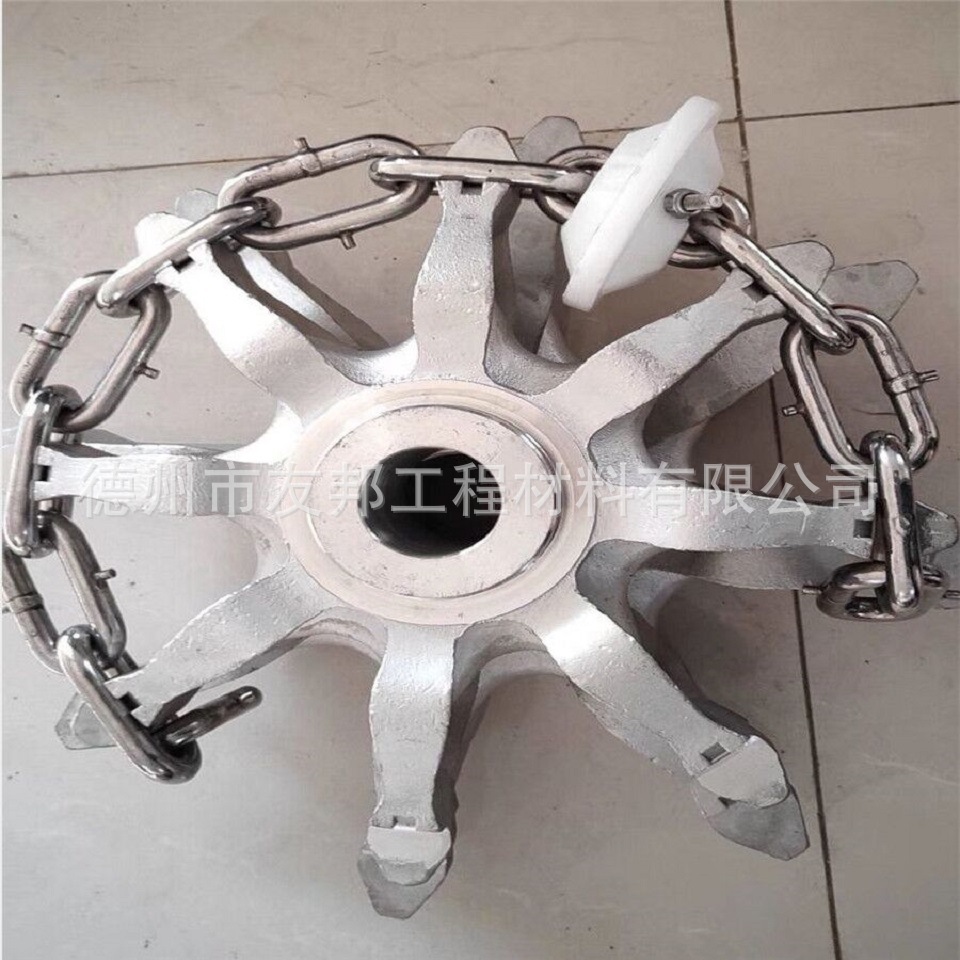 粉体管链输送机刮板德州友邦厂家直销天津常州无锡耐高温尼龙盘片