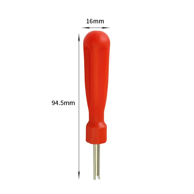 Производитель поставляет пластиковый ключ для сердечника клапана, ключ для сердечника клапана шин, ключ для велосипедных клапанов