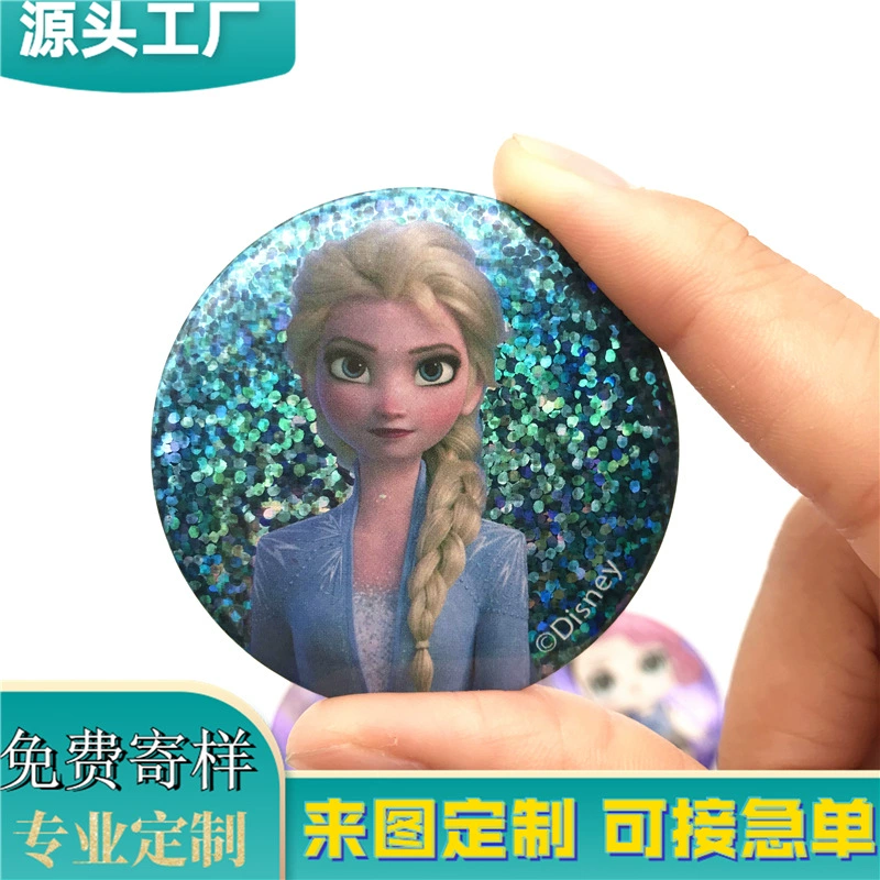 Исходный значок производителя пользовательских рекламных значков пластиковый нижних звездных значков